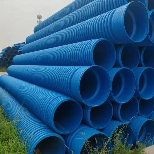 PVCM Corrugated Pipe For Drainage & Sewer Systems high quality